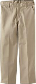 img 2 attached to Dickies Husky Boys Flat Front Boys' Clothing : Pants