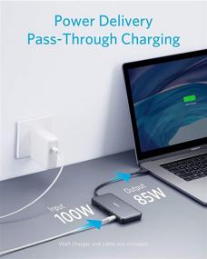 img 2 attached to Anker USB C Hub PowerExpand+ 7-in-1 Adapter, 4K HDMI, 100W Power Delivery, USB-C, 2 USB-A 5Gbps Data Ports, microSD & SD Card Reader, MacBook Air, MacBook Pro, XPS, and More