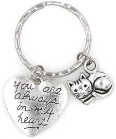 img 4 attached to You Always Heart Kitty Keychain