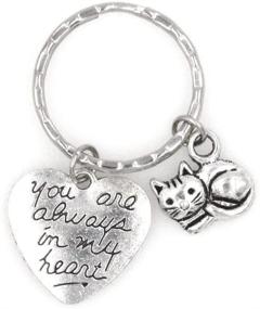 img 3 attached to You Always Heart Kitty Keychain