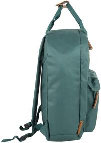 img 1 attached to Canvas Backpack Everyday Rucksack Blocks Backpacks for Casual Daypacks