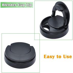 img 1 attached to 🥤 22oz Blender Cups Replacement for Magic Bullet - Tall Cup with Flip Top To-Go Lid - Compatible with 250w Blender