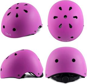 img 1 attached to 🚴 Bavilk Kids Bike Helmet - CPSC Certified Multi-Sport Helmet for Cycling, Skateboarding, Scooter, Skating - 3 Sizes Available, from Toddler to Youth