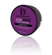 💇 универсальный гель для укладки волос design essentials sleek max edge control: 2,3 унции для долговременной фиксации и стиля логотип