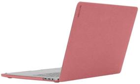 img 3 attached to 🔴 Incase 13-inch MacBook Pro - Thunderbolt 3 (USB-C) Textured Hardshell Cover - Dark Pink NanoSuede