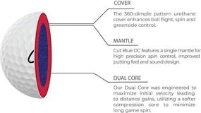 img 2 attached to 🏌️ Белые гольф-мячи Cut Golf, DC издание