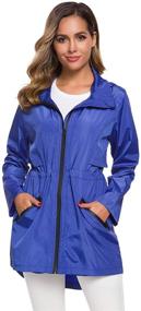 img 3 attached to Avoogue Womens Lightweight Windbreaker Waterproof Women's Clothing