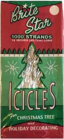 img 1 attached to 🎄 Brite Star Tinsel Icicles - 1000 Strands Per Pack, Enhancing SEO