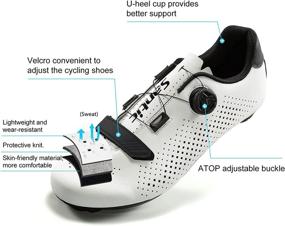 img 1 attached to 🚴 Santic Road Cycling Shoes - Optimized for Road Biking and Riding