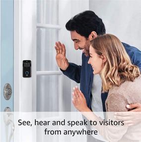 img 2 attached to 2021 Upgrade: Wireless WiFi Video Doorbell Camera - IP5 Waterproof, HD WiFi Security Camera with Real-Time Video for iOS & Android Phone, Night Light Included