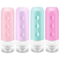 silicone travel bottles set accessories logo