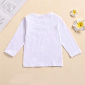 img 1 attached to Noubeau Toddler T Shirt Sister Letter Apparel & Accessories Baby Girls for Clothing