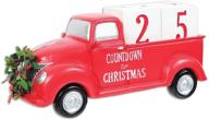 red truck christmas decor - dei countdown for the holidays logo