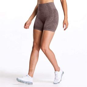 img 3 attached to Aoxjox Womens Waisted Seamless Workout
