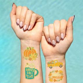 img 2 attached to Fetti Fall Temporary Tattoos Kids