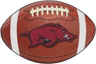 fanmats university arkansas razorbacks football logo