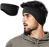 wminhui warmers headband: ideal motorcycle 🏍️ men's accessory for added warmth and style logo