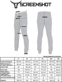 img 1 attached to SCREENSHOT P11062 Premium Urban Fleece Sweatpants Black Large Sports & Fitness