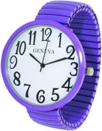 geneva super stretch number lavender logo