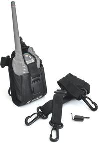 img 2 attached to Universal Pouch Bag Holster Case for GPS & Two Way Radios: Motorola, Kenwood, Midland, Icom, Yaesu, PMR446, Transceiver, Walkie Talkie, Tenq 3in1 Multi-Function 20b