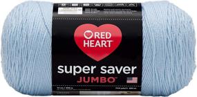 img 4 attached to 🧶 Red Heart Super Saver Jumbo Yarn in Light Blue: High-Quality, Economical and Versatile Yarn for Crafting Projects