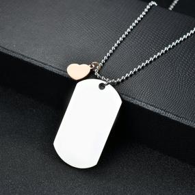 img 1 attached to NOVLOVE Daughter Military Necklace Graduation Boys' Jewelry