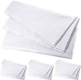 img 4 attached to 🎨 Aodaer 4 Piece White Fusible Interfacing Non-Woven Fabric for DIY Crafts and Handiwork