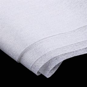 img 2 attached to 🎨 Aodaer 4 Piece White Fusible Interfacing Non-Woven Fabric for DIY Crafts and Handiwork