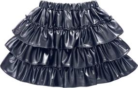 img 4 attached to Somlatrecy Toddler Skirts Metallic Clothes Girls' Clothing and Skirts & Skorts