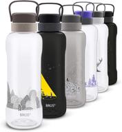 🏋️ bros bpa free large sports water bottle (capa) - creative designs, durable, and leak proof for gym, fitness, camping, hiking логотип