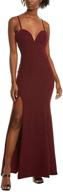 dress population alejandra sleeveless burgundy women's clothing for dresses logo