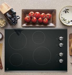 img 1 attached to 🔥 GE JP3030SJSS 30 Inch Smoothtop Electric Cooktop: 4 Radiant Elements, Knob Controls, Keep Warm Melt Setting