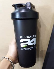 img 2 attached to Black Herbalife Shaker Bottle - 20.3oz (600ml) With Herbalife Spoon - 1 Pack