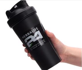 img 3 attached to Black Herbalife Shaker Bottle - 20.3oz (600ml) With Herbalife Spoon - 1 Pack