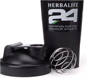 img 1 attached to Black Herbalife Shaker Bottle - 20.3oz (600ml) With Herbalife Spoon - 1 Pack