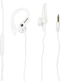 img 1 attached to Magnavox MHP4854-WH Earhook Earbuds with Microphone in White - Extra Value Comfort Stereo Earbuds