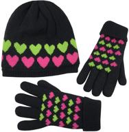 nice caps fleece gloves knitted logo
