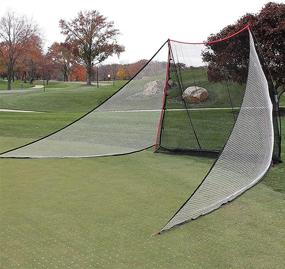 img 3 attached to Rukket Haack Golf Net: Indoor and Outdoor Practice Driving Aid for Home Golfing - SEC Coach Chris Haack's Swing Training Net Collection - Available in 10x7 Hitting Net, 7x7 Hitting Net, or Protection Side Nets