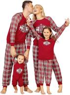 popreal matching christmas reindeer sleepwear logo