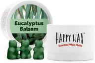 🐻 eucalyptus balsam happy wax soy wax melts - essential oil infused scented wax melts in adorable bear shapes - ideal for wax warmers (3.6 oz. classic tin) логотип