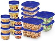 🍱 convenient ziploc food storage meal prep containers: reusable, dishwasher safe, 20 count variety pack for kitchen organization logo