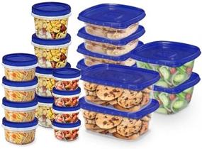 img 4 attached to 🍱 Convenient Ziploc Food Storage Meal Prep Containers: Reusable, Dishwasher Safe, 20 Count Variety Pack for Kitchen Organization