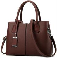 👜 stylish leather vertical women's handbags & wallets for life - totes logo