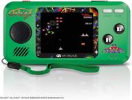 my arcade pocket player handheld game console: galaga, galaxian, xevious edition - collectible classic games with full color display, speaker, headphone jack, and battery/micro usb power logo