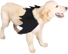 img 2 attached to Halloween Pet Dog Bat 🦇 Wings Cat Bat Costume: FLAdorepet's Spooktacular Accessory!