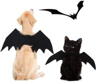 halloween pet dog bat 🦇 wings cat bat costume: fladorepet's spooktacular accessory! логотип