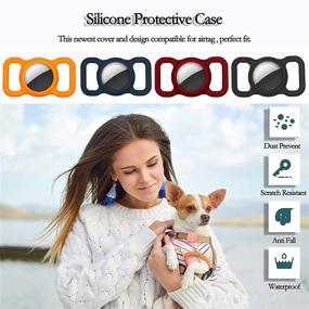 img 3 attached to Airtag Holder Compatible Collar Childrens Dogs