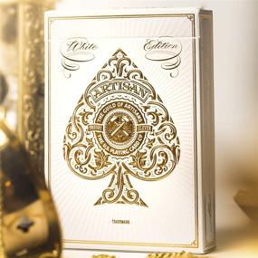 img 2 attached to Stunning White Artisan Playing Cards by theory11: Elevate Your Card Game!