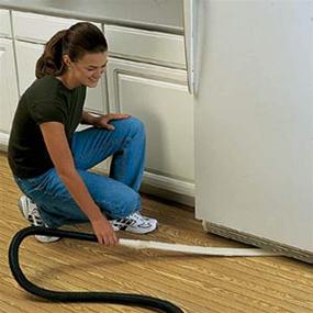 img 3 attached to 🧹 Gadjit Exten Vac: Gray Vacuum Hose Extender - Reaching 36" Under Fridge and Furniture, Ideal for Dirt and Dust Bunnies Removal, Perfect for All Cleaning Tasks