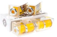 🟡 high-performance independent genuine parts standard cylinder super hard 96a bushings - vibrant yellow logo